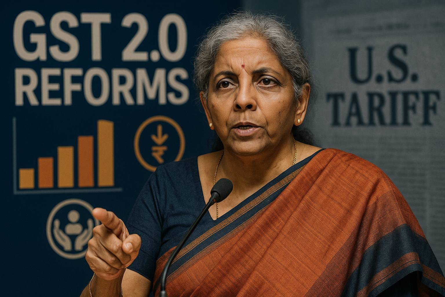GST Reforms Unrelated to Trump Tariffs, Clarifies FM Sitharaman