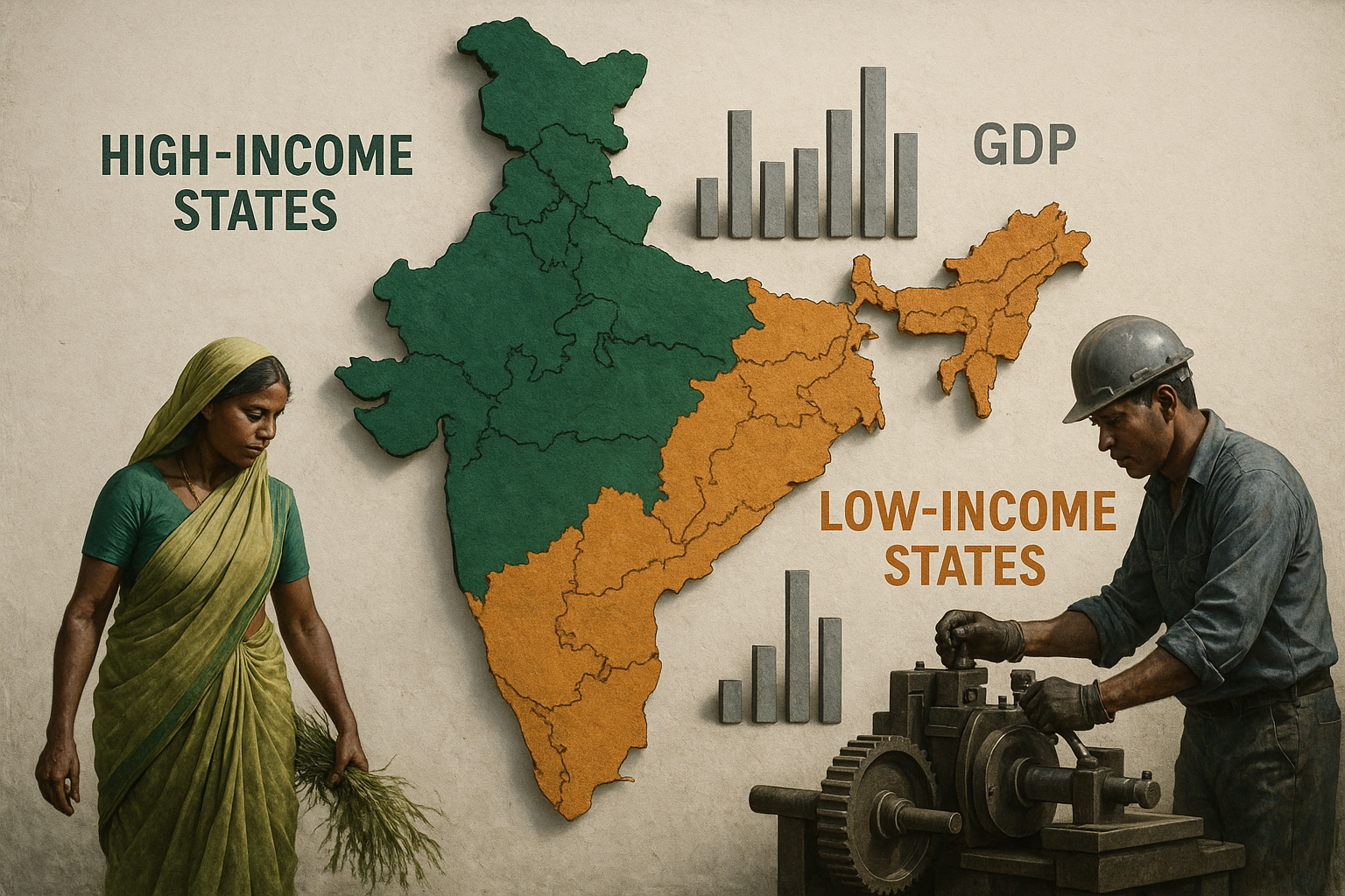 NITI Aayog Flags Rising GDP Gap Between High- and Low-Income States