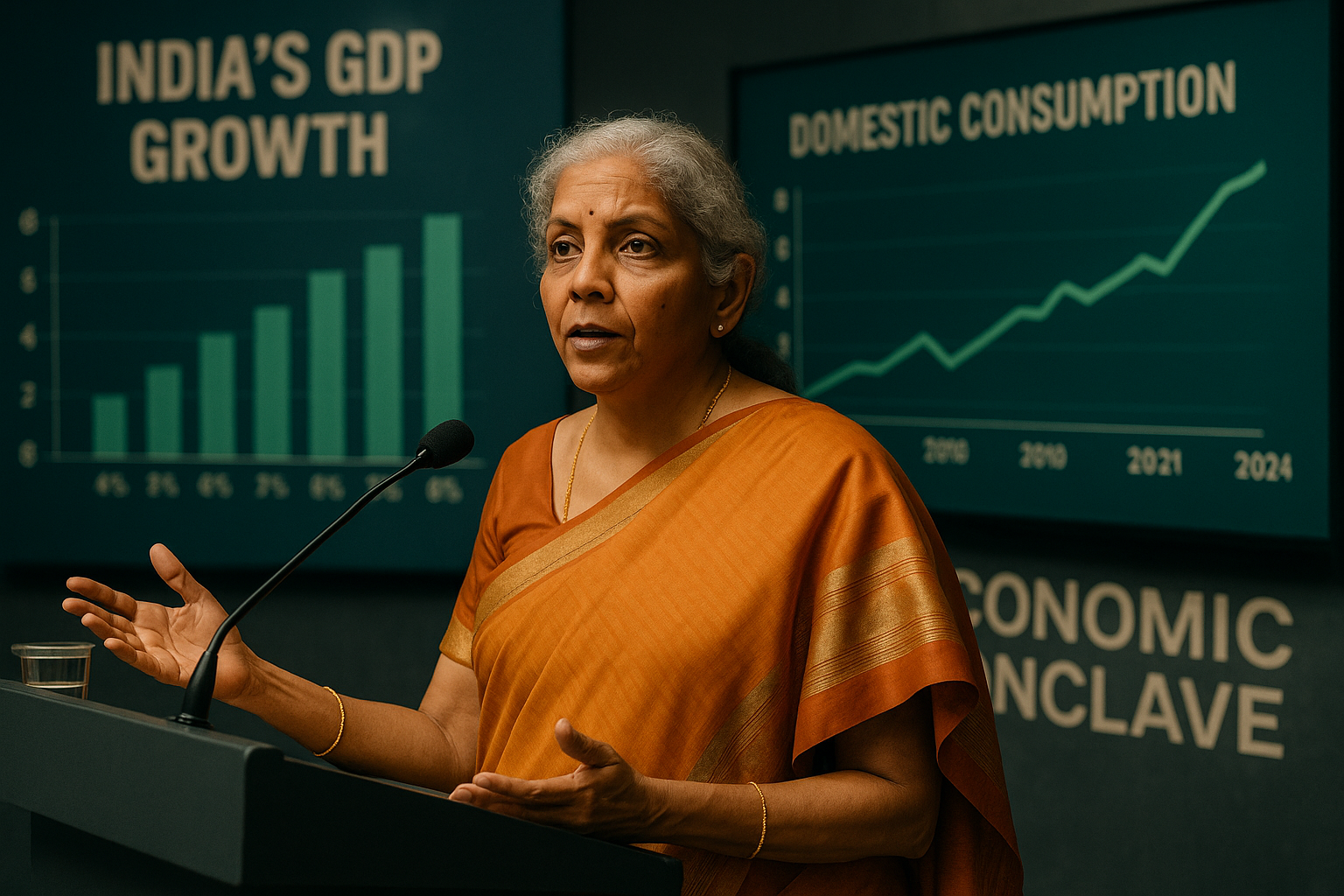 FM Sitharaman: Robust Consumption Shields India from External Shocks
