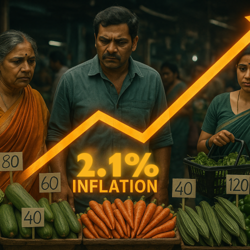 Retail Inflation Rises to 2.1% in August on Soaring Food Prices