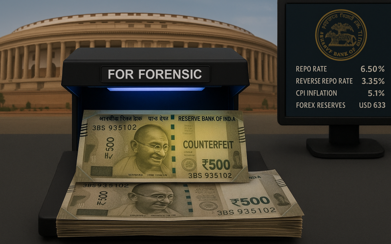 37% Jump in Fake ₹500 Notes: RBI Governor Warns Parliament Panel of Counterfeit Spike
