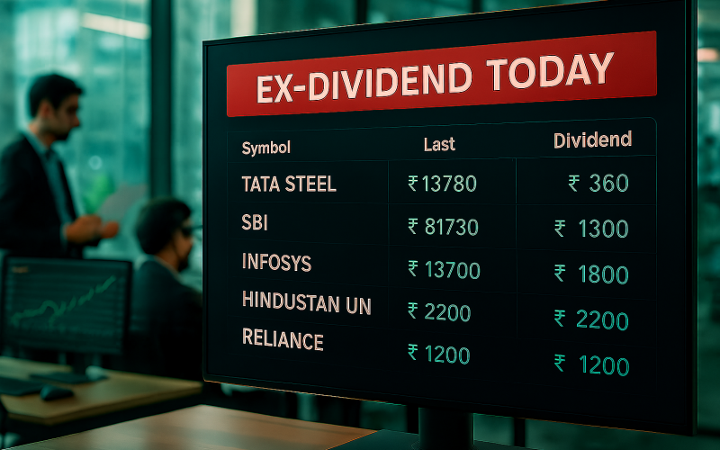 IDBI Bank, Mahindra Finance, ABREL & Co. Head Ex‑Dividend Today