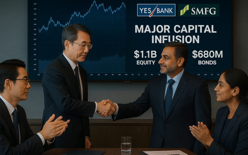 SMFG Eyes $1.1 Billion Further Investment in Yes Bank
