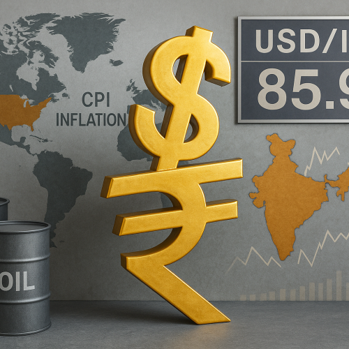 Rupee Opens 18 Paise Lower at 85.99 Against Dollar Amid Rising U.S. Inflation Jitters