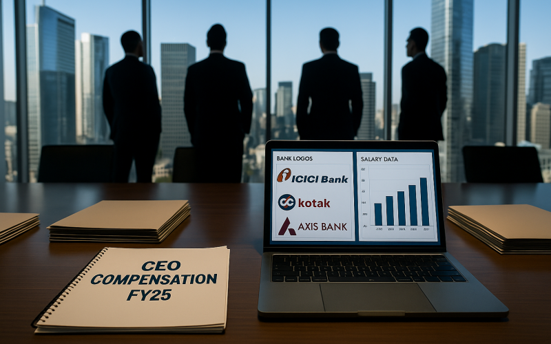 Muted CEO Pay Hikes Across Private Banks in FY25: Kotak’s Ashok Vaswani Tops the Chart