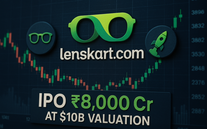 Lenskart Files DRHP for Massive ₹8,000 Crore IPO at $8–9 Billion Valuation