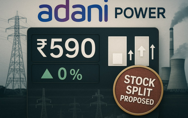 Adani Power Shares Surge Over 3% Ahead of First-Ever Stock Split Proposal