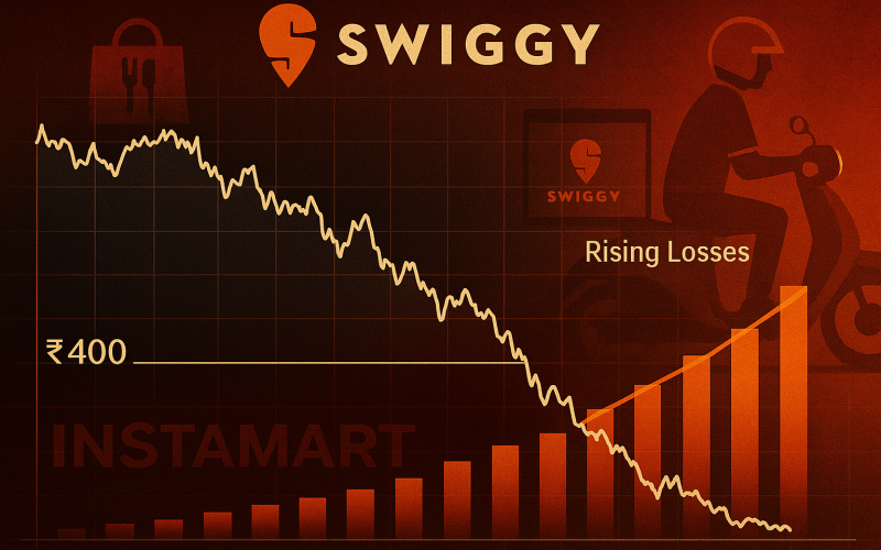 Swiggy Stock Drops Below Listing Price After Net Loss Doubles in Q1