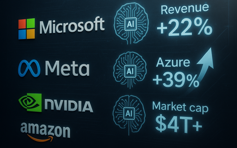 U.S. Tech Titans Power Through Q2 Earnings on AI Momentum Amid Economic Roil