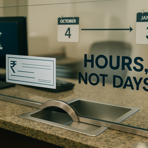 RBI to Cut Cheque Clearance Time to Just Hours: Fast-Track Payments from October 4
