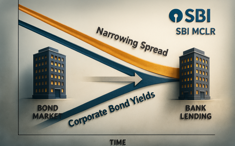 Shrinking Spread Pulls Corporates Back to Banks