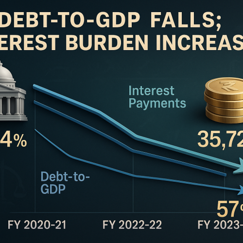Debt-to-GDP Ratio Declines, Yet Interest Burden Rises: CAG Flags Fiscal Trade-Offs