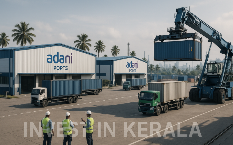 Adani Ports Launches Logistics Park in Kalamassery Under ‘Invest in Kerala’