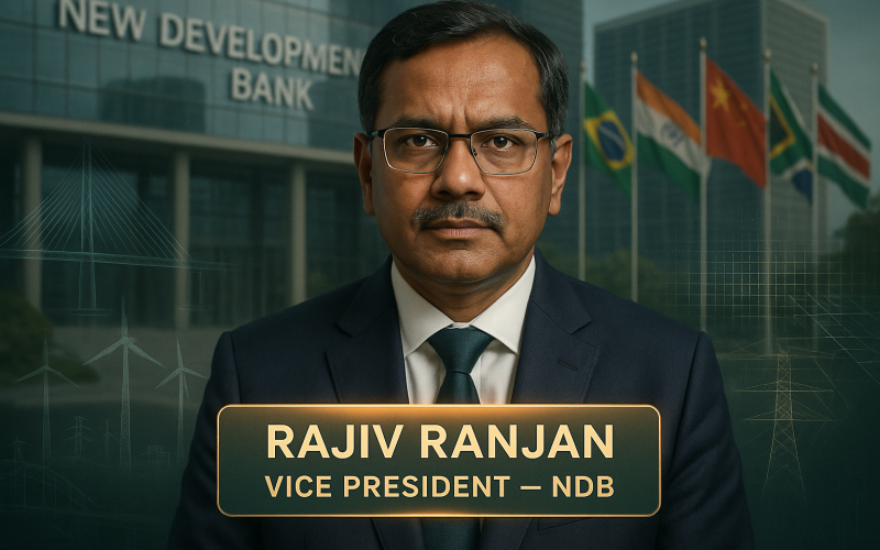 Former MPC Member Rajiv Ranjan Appointed Vice President of New Development Bank