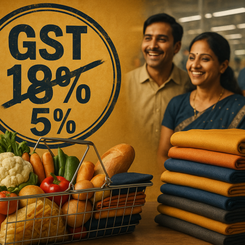GST Cut on Food and Textile Items Likely as Government Eyes Relief for Consumers and Industry