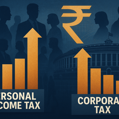 Personal Income Tax Collections Surpass Corporate Tax for the First Time in India