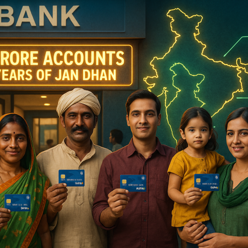 Over 56 Crore Jan Dhan Accounts Opened in 11 Years: Sitharaman Highlights Financial Inclusion Milestone