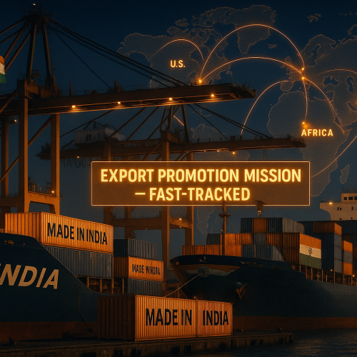 Government to Fast-Track Export Promotion Mission to Boost India’s Global Trade Competitiveness