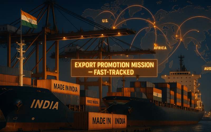 Government to Fast-Track Export Promotion Mission to Boost India’s Global Trade Competitiveness