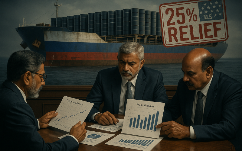 India Could See 25% Tariff Relief if It Stops Buying Russian Oil: White House Adviser