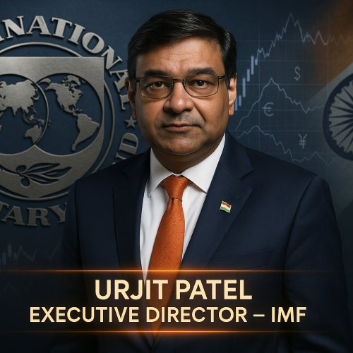 Former RBI Governor Urjit Patel Appointed India’s Executive Director at IMF