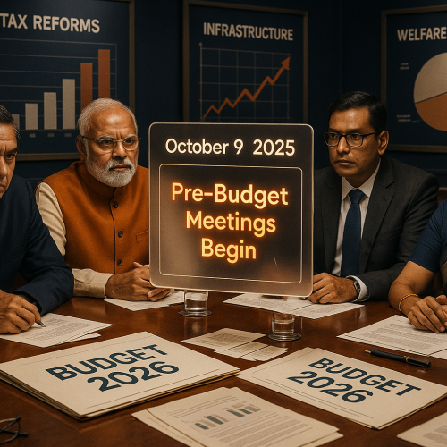 Govt to Begin Pre-Budget Meetings From October 9, 2025 to Shape Union Budget Priorities