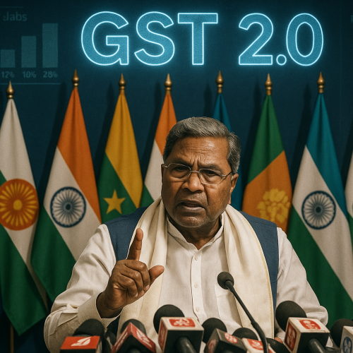 Siddaramaiah Welcomes Consensus on GST Reforms by Eight Opposition-Ruled States