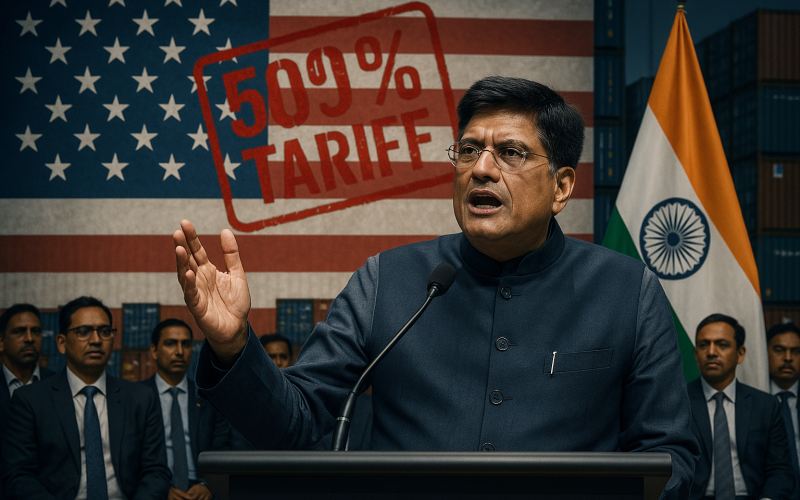 India Will Not Bow to U.S. Tariff Pressure, Says Trade Minister Piyush Goyal