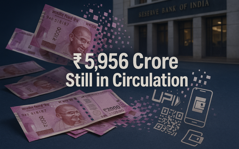 ₹2,000 Notes Worth ₹5,956 Crore Still in Circulation, Says RBI