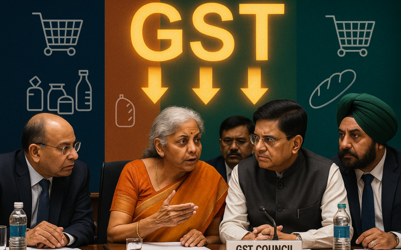 GST Council to Meet Wednesday; Tax Cuts on Daily-Use Items Likely