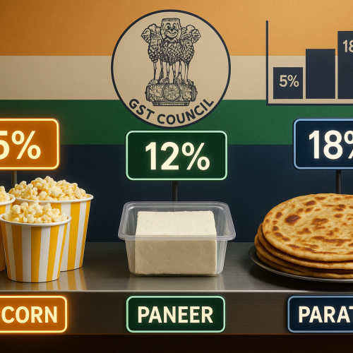 New GST Rates Aim to End Confusion Over Popcorn, Parathas, and Paneer