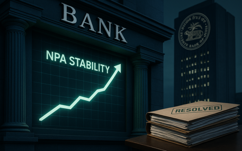 Indian Banks’ NPA Levels Show Signs of Stability Amid RBI Oversight
