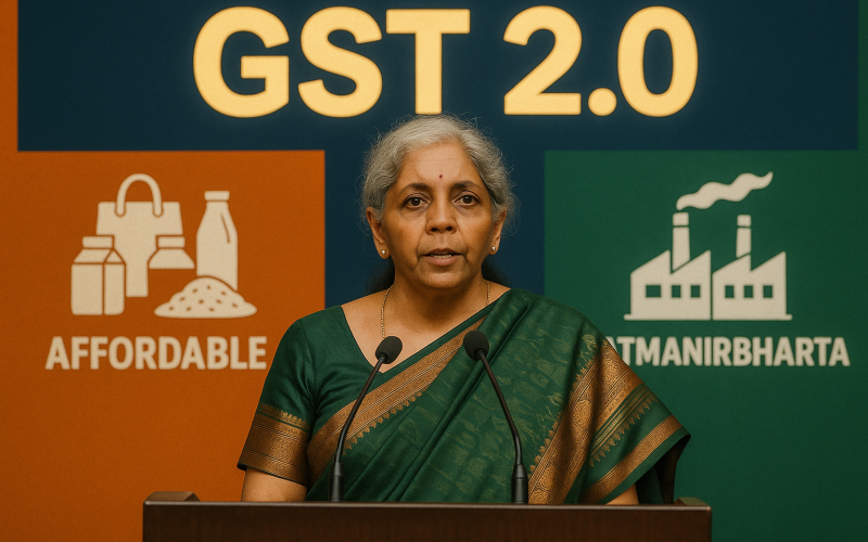Sitharaman Hails GST 2.0 as Final Piece in India’s Big Tax Reform