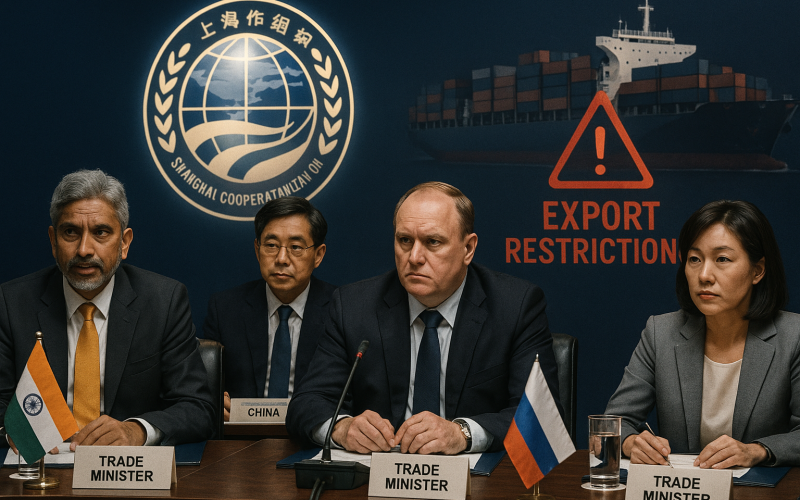 India Cautions SCO Against Misuse of Export Measures