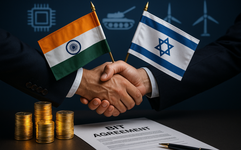 India and Israel Set to Sign Bilateral Investment Treaty Next Week
