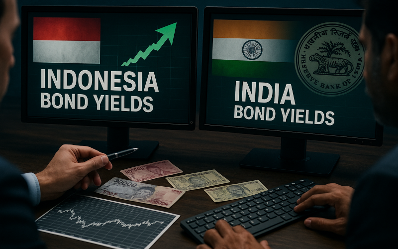 Investors Favor Indonesia Bonds Over India Amid Rate Cut Expectations