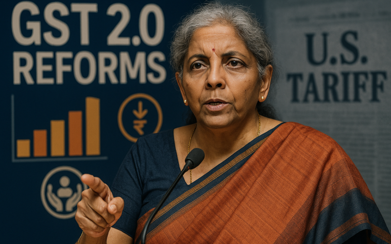 GST Reforms Unrelated to Trump Tariffs, Clarifies FM Sitharaman