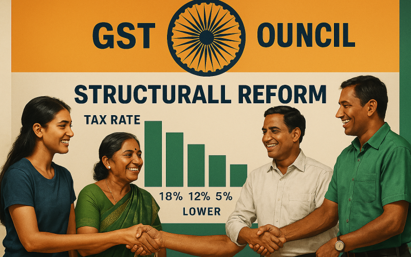 GST Rate Cuts a Structural Reform, Not a Stimulus: What It Means for India