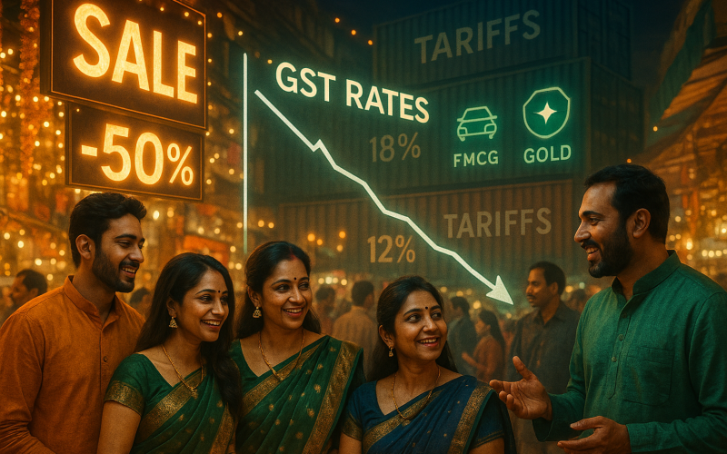 Festive Demand and GST Cuts Expected to Cushion Tariff Impact: Bankers