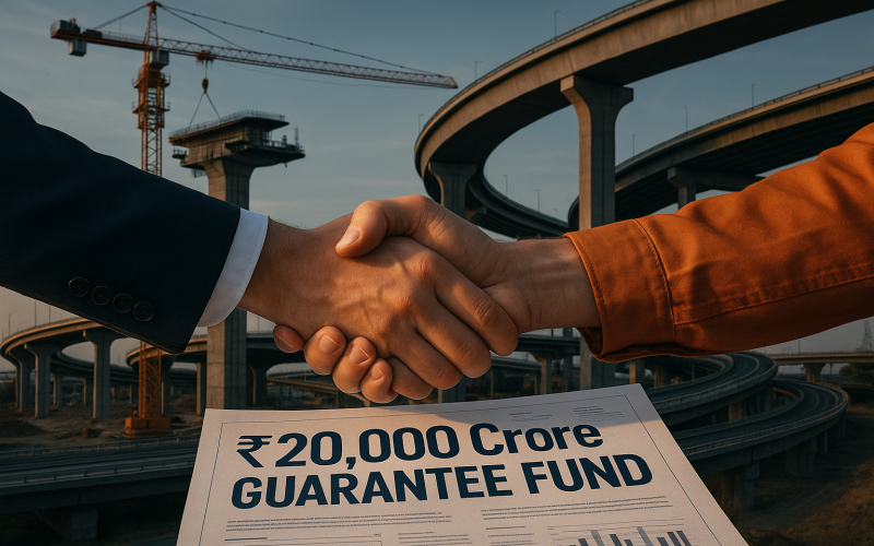 Government to Launch ₹20,000 Crore Guarantee Fund to Boost Infrastructure Projects