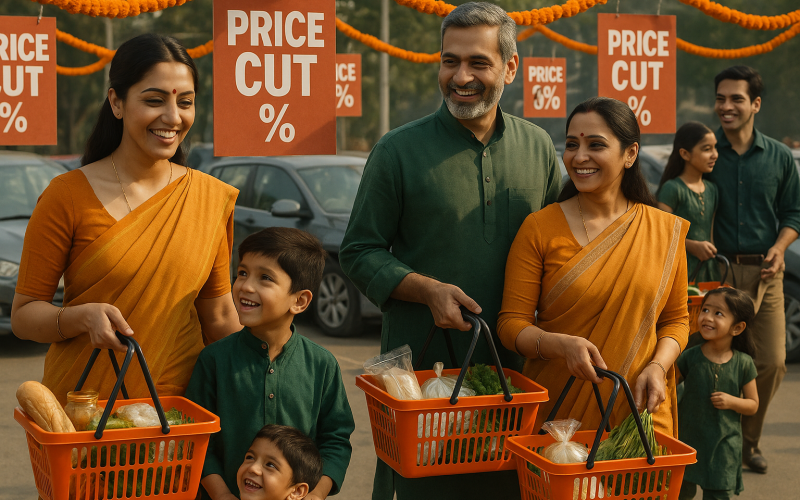 GST 2.0 Cuts Put ₹2 Lakh Crore in Consumers’ Hands, Kicking Off India’s Biggest Price Relief
