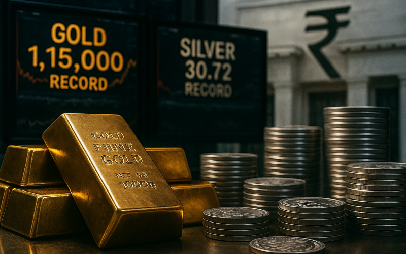 Gold Surges Past ₹1.11 Lakh per 10g in Futures as Traders Eye US Inflation Data