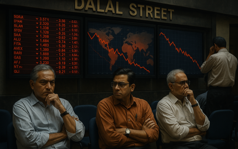 Indian Stock Market Opens Lower as Global Concerns Pressure Investor Sentiment