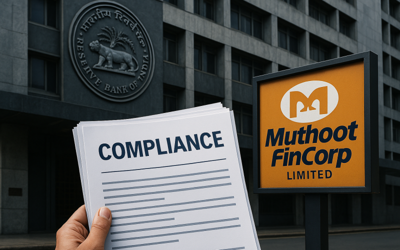 RBI Fines Muthoot FinCorp ₹2.7 Lakh for Non-Compliance with Internal Ombudsman Norms