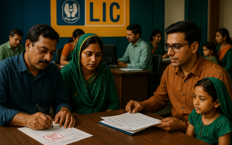 Nil GST Boosts Life Insurance Demand as LIC Reports ₹1,100 Crore Day-One Inflows
