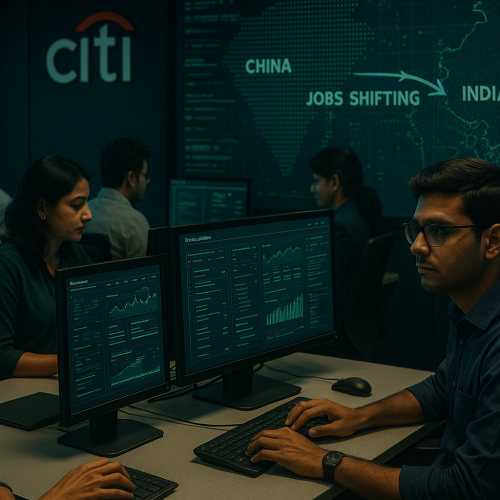 Citigroup Relocates 1,000 Tech Jobs from China to India Amid Global Overhaul