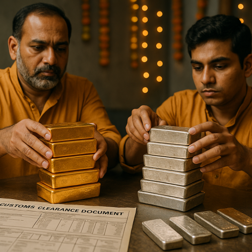 India’s September Gold and Silver Imports Nearly Double Despite Record Prices