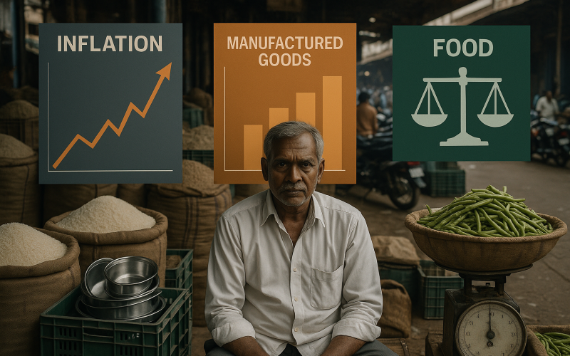 India’s Wholesale Inflation Eases to 0.13% in September as Prices Moderate