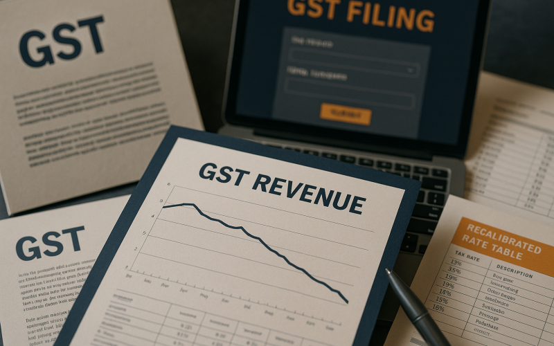 November GST Collections Record Slowest Growth of FY26 Following Rate Revamp