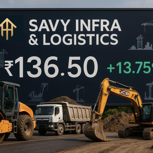 Savy Infra & Logistics Makes Solid Debut, Shares List at ₹136.50 – 13.75% Premium from IPO Price